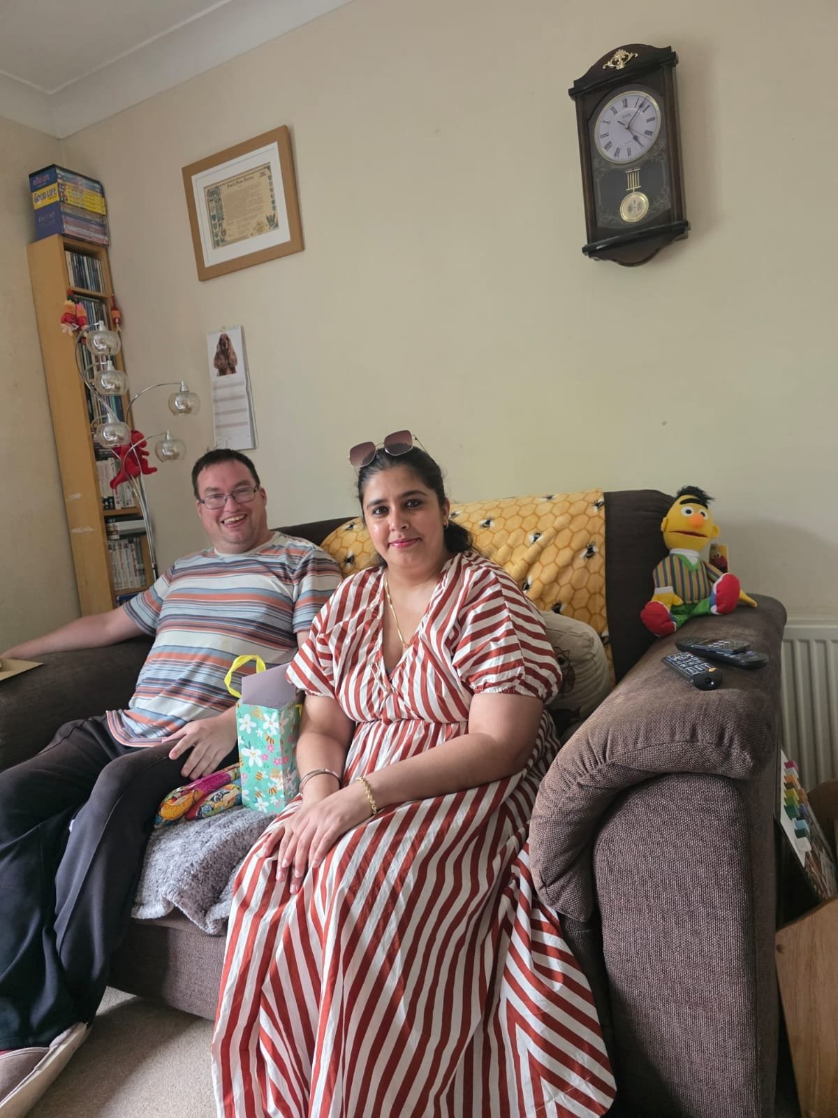 An All Things Carers carer supporting a client at home